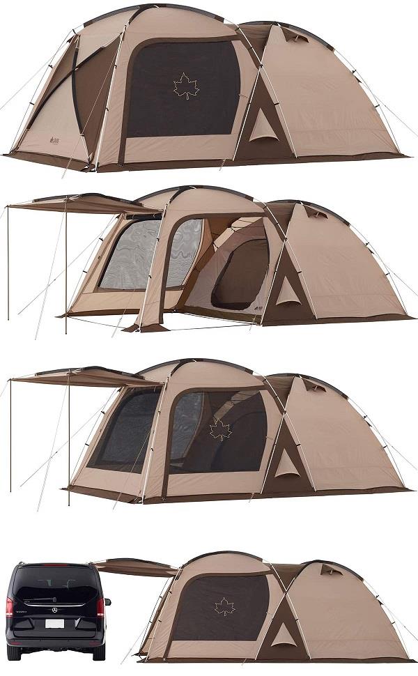 MOBI GARDEN 超軽量 バックパッキングテント 1~2人用 軽量 キャンプテント ホワイト 4ポンド 防水 防風 ハイキング 登山 3シーズン  テント